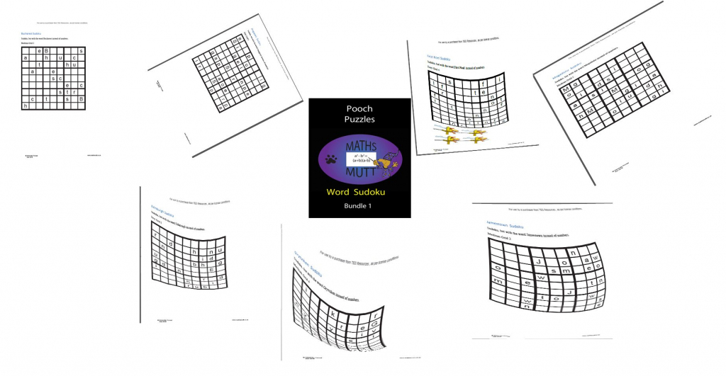 Word Sudoku Bundle 1 | Tes Author&amp;#039;s Shops | Pinterest | Teaching | Sudoku Printable Tes